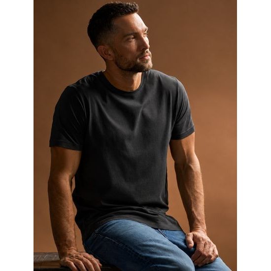 HERREN-T-SHIRT LUXURY MIT KURZEM ÄRMEL - KURZARM-T-SHIRTS - KLEIDUNG