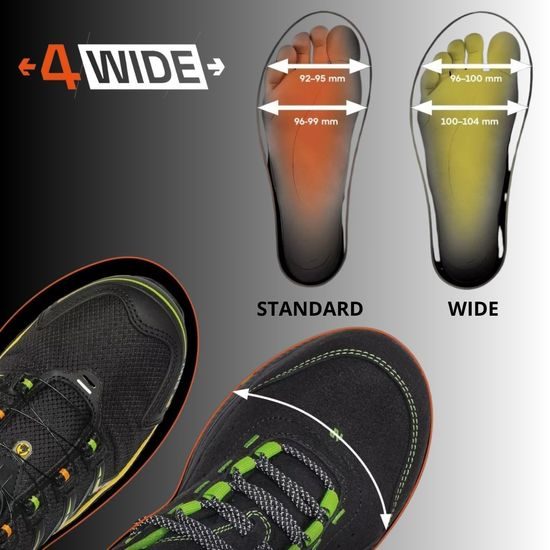 OBUV SE ŠIRŠÍM STŘIHEM PRO OSOBY S ŠIROKÝM CHODIDLEM NEBO VYŠŠÍM NÁRTEM. - NÍZKÁ OBUV - OBUV