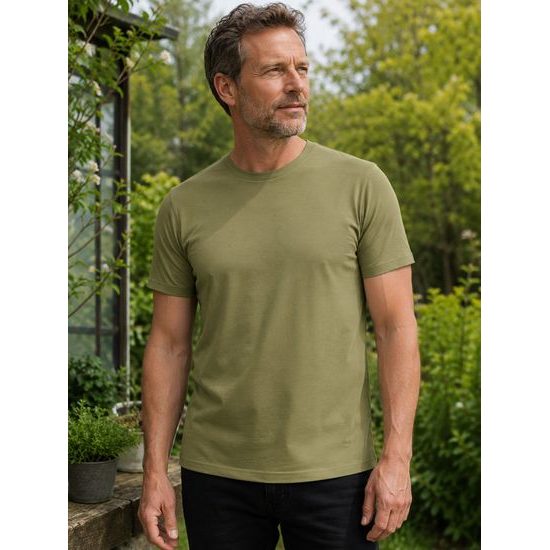 KLASSISCHES HERREN-T-SHIRT AUS BIO-BAUMWOLLE 8008 - T-SHIRTS AUS BIO-BAUMWOLLE - KLEIDUNG