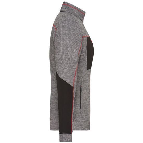 DAMEN STRICKFLEECE-SWEATSHIRT JN1817 - ARBEITSSWEATSHIRTS - ARBEITS KLEIDUNG