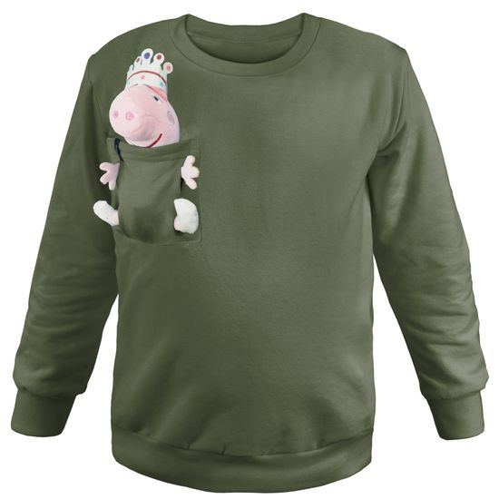 SWEATSHIRT MIT SPIELZEUGTASCHE - KINDERKLEIDUNG MIT SPIELZEUG - KINDER KLEIDUNG