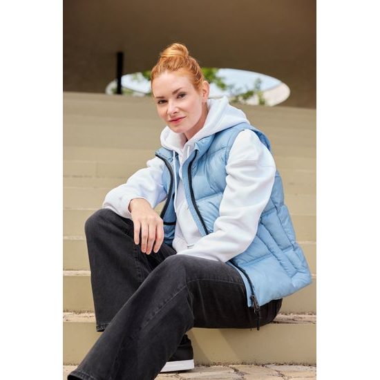 DÁMSKÁ PROŠÍVANÁ VESTA JN1375 - PROŠÍVANÉ VESTY - OBLEČENÍ