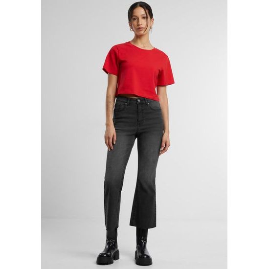 RÖVID UJJÚ NŐI CROP TOP PÓLÓ - CROP TOPOK - RUHÁZAT