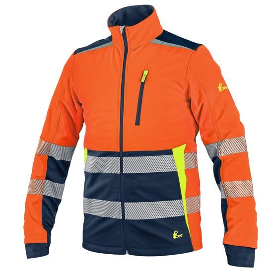 FÉRFI FÉNYVISSZAVERŐ SOFTSHELL DZSEKI CXS BENSON - FÉNYVISSZAVERŐ DZSEKIK - MUNKARUHÁZAT