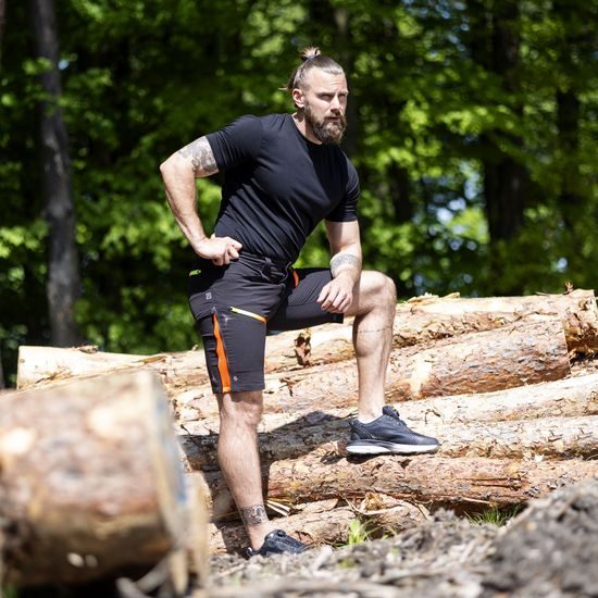 PANTALONI SCURȚI SOFTSHELL PENTRU BĂRBAȚI ARDON CREATRON - PANTALONI SPORT SCURȚI - ECHIPAMENT SPORTIV