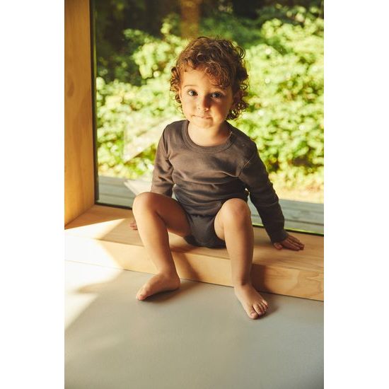 LANGÄRMELIGER BABY-BODY AUS BIO-FAIRTRADE-BAUMWOLLE - BABYKLEIDUNG UND BABYAUSSTATTUNG - KINDER KLEIDUNG