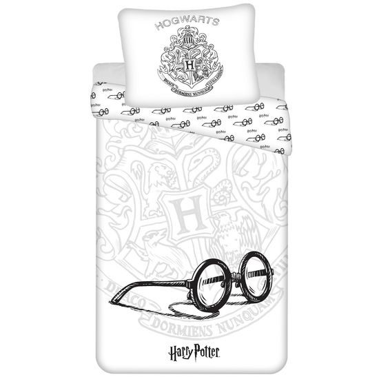 LENJERIE DE PAT LUMINOASĂ HARRY POTTER - LENJERIE DE PAT CU IMPRIMEU - GOSPODĂRIE