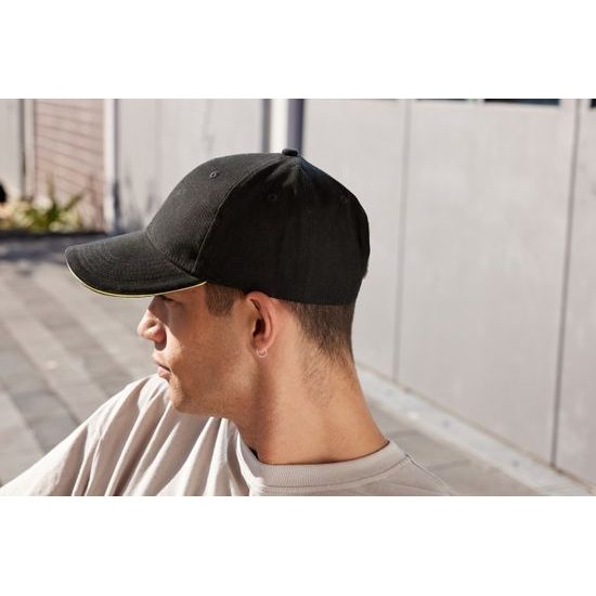 WERBLICHE 6-PANEL SANDWICH-CAP MB024 - CAPS ALS WERBEARTIKEL - CAPS UND MÜTZEN