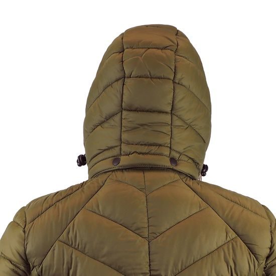 DÁMSKÝ ZATEPLENÝ KABÁT L-SURE SYLVIA LADY - PROŠÍVANÉ A PÉŘOVÉ BUNDY - OBLEČENÍ