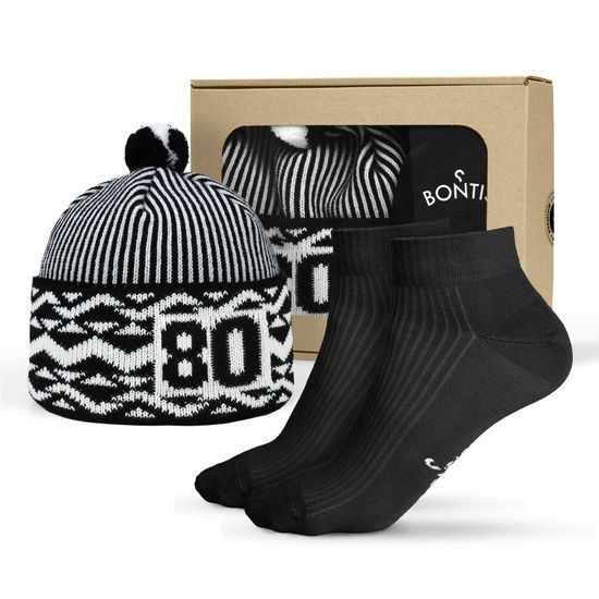 GESCHENKSET: JUBILÄUMS-ZMIJOVKA BONTIS MIT SOCKEN - MÜTZEN "ZMIJOVKA" BONTIS - CAPS UND MÜTZEN