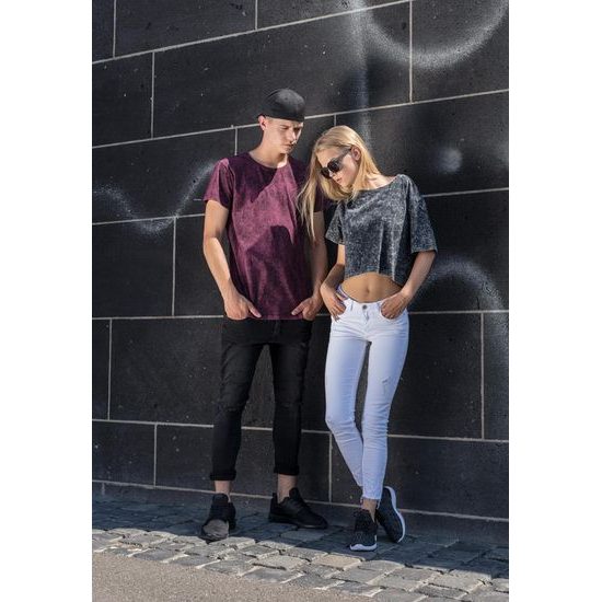 TRICOU PENTRU BĂRBAȚI ACID WASHED - TRICOURI CU MÂNECĂ SCURTĂ - ÎMBRĂCĂMINTE