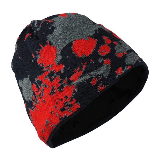 DREIFARBIGE WINTERMÜTZE FÜR MÄNNER - STRICKMÜTZEN - CAPS UND MÜTZEN