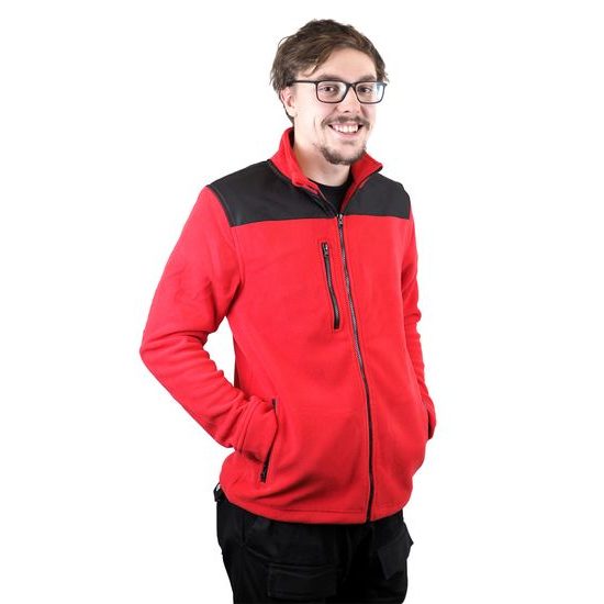 DAS MODEL IST 180 CM GROSS UND TRÄGT GRÖSSE L - FLEECE-SWEATSHIRTS - KLEIDUNG