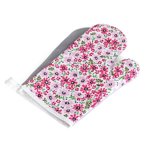 MĂNUȘĂ DE BUCĂTĂRIE CU FLORI - 2 BUCĂȚI - MĂNUȘI DE BUCĂTĂRIE - GOSPODĂRIE