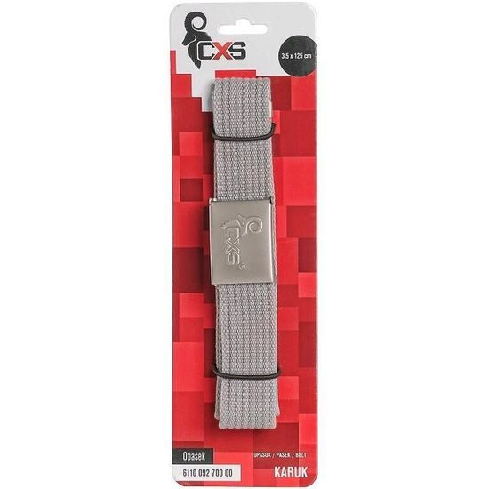 ŠEDÝ TEXTILNÍ OPASEK CXS KARUK - OPASKY A KAPSY - PRACOVNÍ ODĚVY