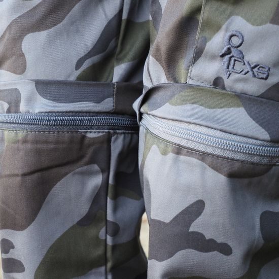 PANTALONI CAMUFLAJ BĂRBAȚI CXS CAMO MODULARI - PANTALONI STANDARD - HAINE DE LUCRU