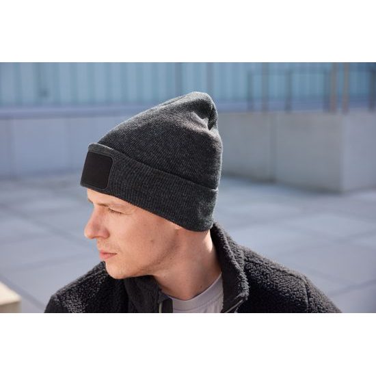 CĂCIULĂ CU PATCH MB7407 - CĂCIULI TRICOTATE - ACCESORII