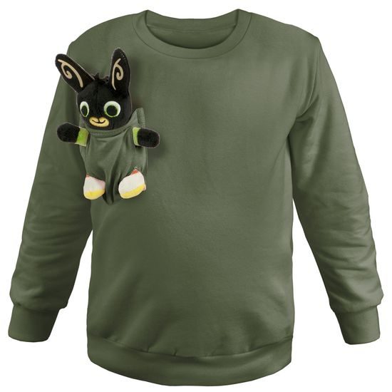 SWEATSHIRT MIT SPIELZEUGTASCHE - KINDERKLEIDUNG MIT SPIELZEUG - KINDER KLEIDUNG
