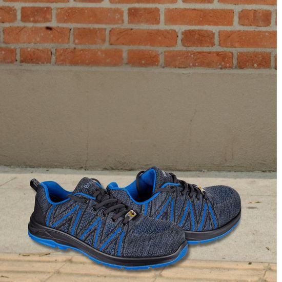 PRACOVNÍ POLOBOTKY KNITTER S1 ESD 4WIDE - NÍZKÁ OBUV - OBUV