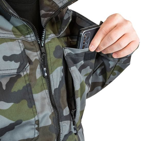 HERREN CAMOUFLAGE JACKE CXS CAMO - ANGELBEKLEIDUNG - ARBEITS KLEIDUNG