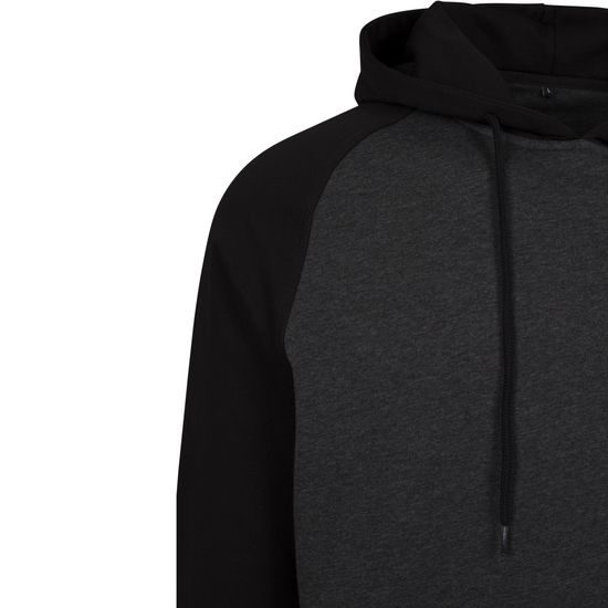 HERREN-ZWEIFARBEN-SWEATSHIRT MIT KAPUZE - SWEATSHIRTS OHNE REISSVERSCHLUSS - KLEIDUNG