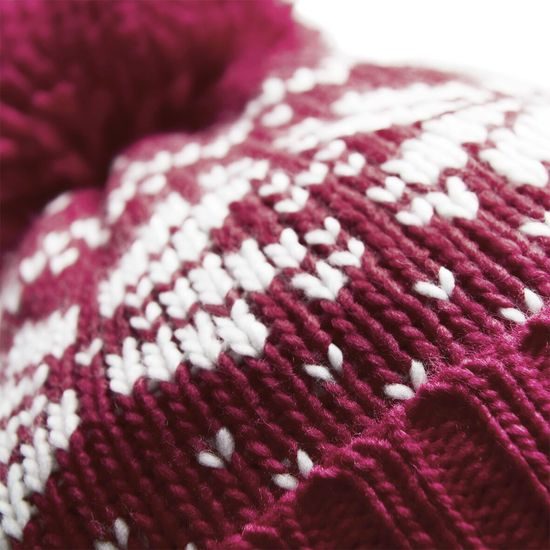 CĂCIULĂ DE IARNĂ CU POMPON ȘI MOTIV FAIR ISLE SNOWSTAR - FESURI CU POMPON - ACCESORII