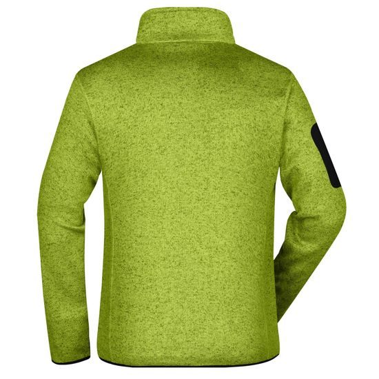 HERREN JACKE AUS STRICKFLEECE JN762 - OUTDOOR-JACKEN - SPORT KLEIDUNG