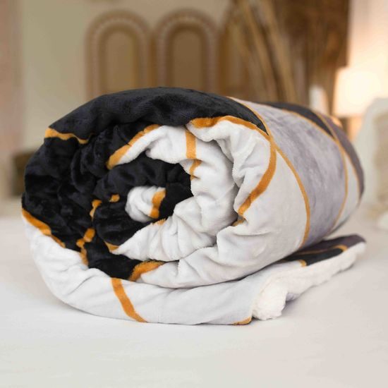 MIKROFLEECE-DECKE MIT SHERPA - DECKEN - HAUSHALT