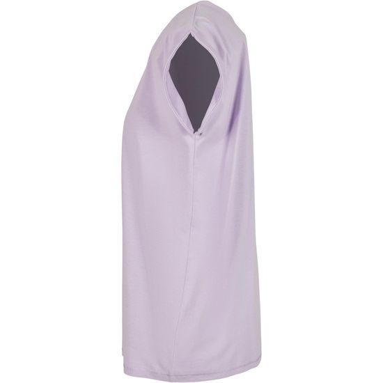 VOLNÉ DÁMSKÉ TRIČKO S OHRNUTÝMI RUKÁVY - TRIČKA S KRÁTKÝM RUKÁVEM - OBLEČENÍ