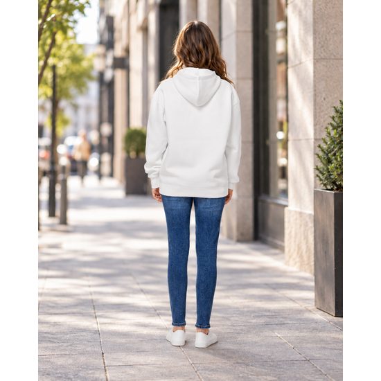 HANORAC CU GLUGĂ VIBE HOODIE - HANORAC FĂRĂ FERMOAR - ÎMBRĂCĂMINTE