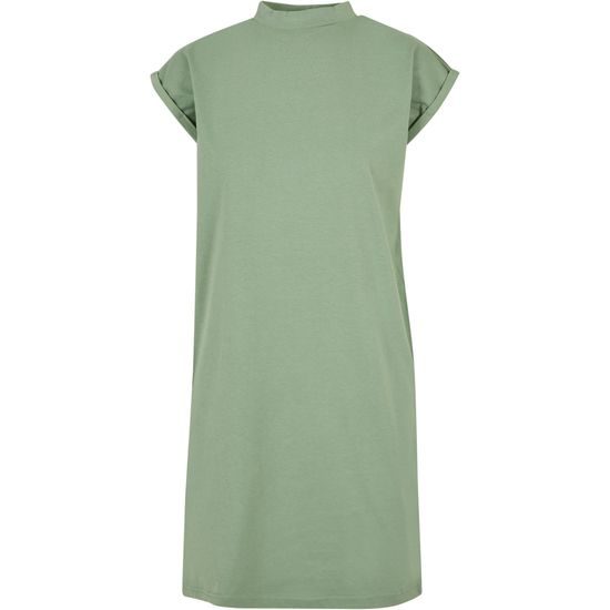 LÄSSIGES BAUMWOLLKLEID MIT STEHKRAGEN - KLEIDER - KLEIDUNG