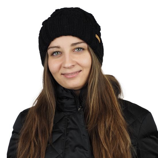 DAMEN WINTERMÜTZE MIT UMGESCHLAGENER KREMPE - STRICKMÜTZEN - CAPS UND MÜTZEN