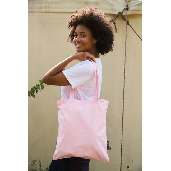 NÁKUPNÁ TAŠKA CEZ RAMENO Z ORGANICKEJ FAIRTRADE BAVLNY - NÁKUPNÉ TAŠKY - TAŠKY A BATOHY