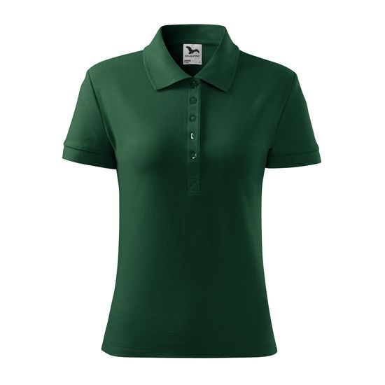 DAMEN POLO-SHIRT COTTON - KURZARM POLO-SHIRTS - KLEIDUNG