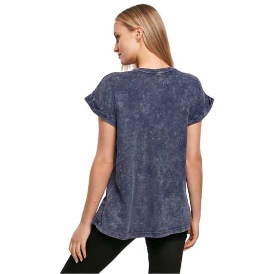 LÄSSIGES DAMEN T-SHIRT ACID WASHED - KURZARM-T-SHIRTS - KLEIDUNG