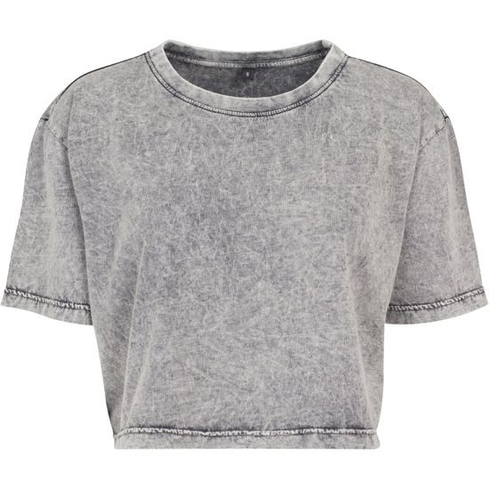 DÁMSKE CROP TOP TRIČKO ACID WASHED - CROP TOPY - OBLEČENIE