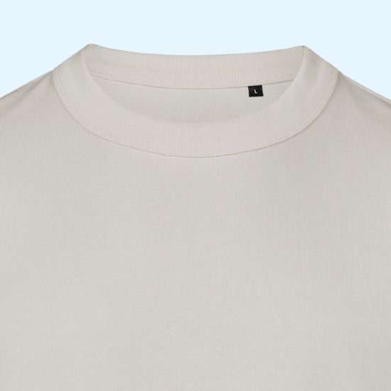 ŠIROKÉ ŽEBROVÁNÍ U KRKU S DVOJITÝM PROŠÍVÁNÍM. - KURZARM-T-SHIRTS - KLEIDUNG