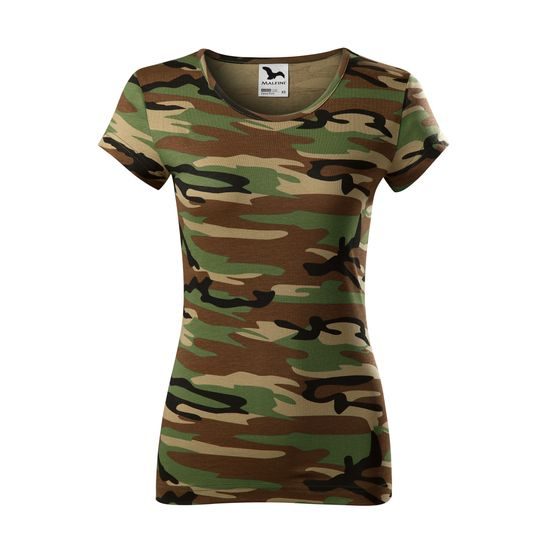 DAMEN T-SHIRT CAMO PURE - CAMOUFLAGE T-SHIRTS - KLEIDUNG