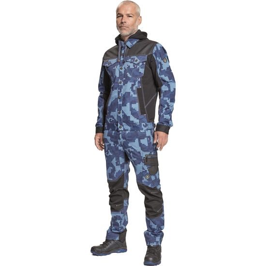 PRACOVNÁ BLÚZA S KAPUCŇOU NEURUM CAMOUFLAGE - BLÚZY - PRACOVNÉ ODEVY