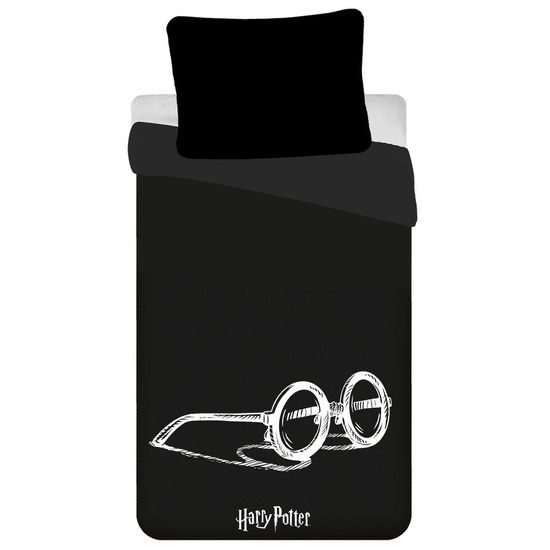 LENJERIE DE PAT LUMINOASĂ HARRY POTTER - LENJERIE DE PAT CU IMPRIMEU - GOSPODĂRIE