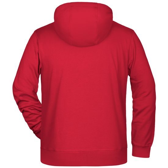HERREN KAPUZENJACKE AUS BIO-BAUMWOLLE 8026 - SWEATSHIRTS MIT REISSVERSCHLUSS - KLEIDUNG