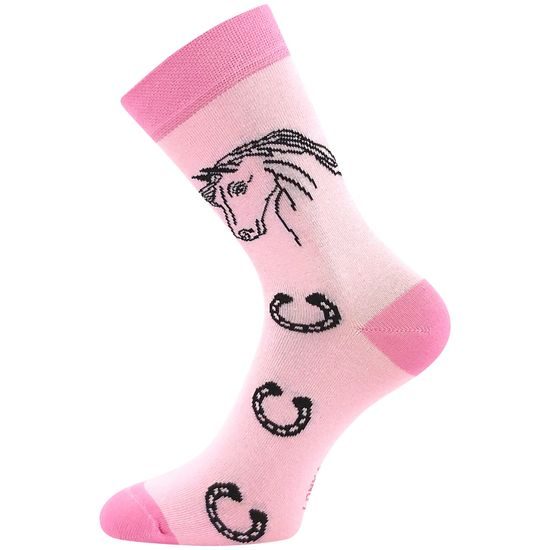 DĚTSKÉ PONOŽKY S MOTIVEM KONÍKŮ - 3 PÁRY - DĚTSKÉ PONOŽKY - DĚTSKÉ OBLEČENÍ