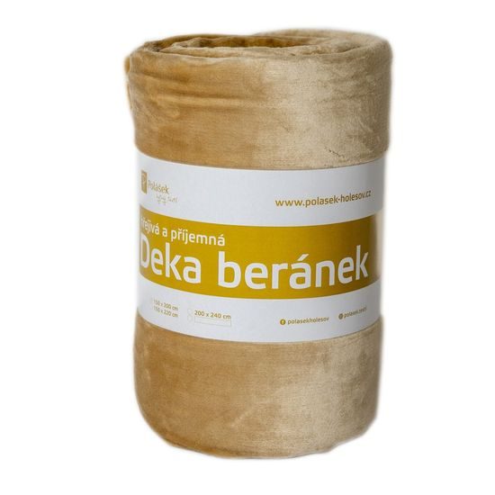 MIKROFLEECE TAKARÓ BÁRÁNYBŐR HATÁSÚ BÉLÉSSEL - TAKARÓK - HÁZTARTÁS