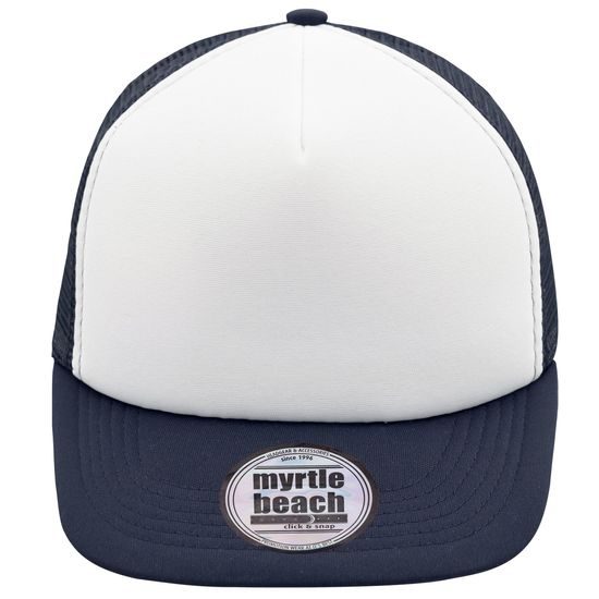 LAPOS KARIMÁJÚ TRUCKER SAPKA MB6207 - EGYENES SILTTEL - BASEBALL SAPKÁK ÉS SAPKÁK