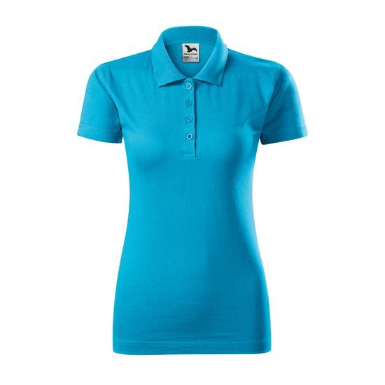 DAMEN POLO-SHIRT SINGLE J. - KURZARM POLO-SHIRTS - KLEIDUNG