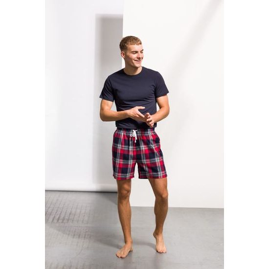 HERREN FLANELL-PYJAMASHORTS - PYJAMAS - KLEIDUNG