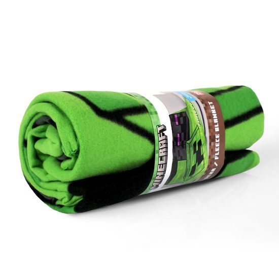 FLEECOVÁ DEKA S MOTÍVOM MINECRAFT - DEKY - DOMÁCNOSŤ