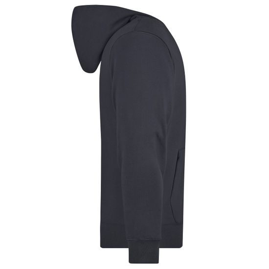 HANORAC PENTRU BĂRBAȚI CU FERMOAR ȘI GLUGĂ JN042 - HANORACE CU FERMOAR - ÎMBRĂCĂMINTE