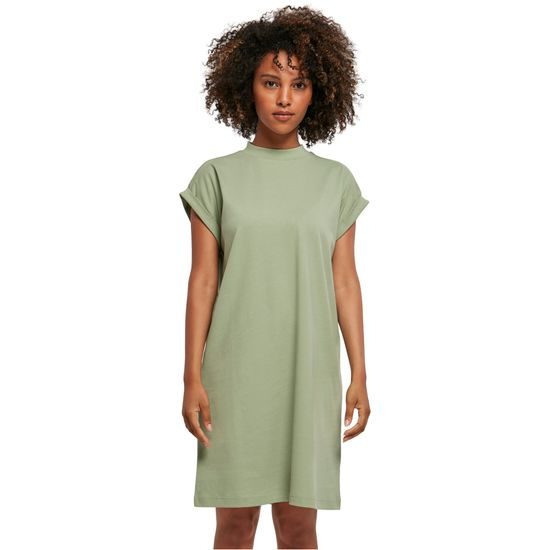 LÄSSIGES BAUMWOLLKLEID MIT STEHKRAGEN - KLEIDER - KLEIDUNG