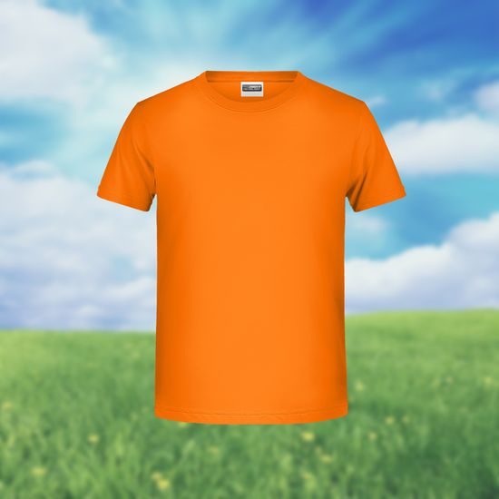 KLASSISCHES JUNGEN-T-SHIRT AUS BIO-BAUMWOLLE 8008B - T-SHIRTS AUS BIO-BAUMWOLLE - KLEIDUNG